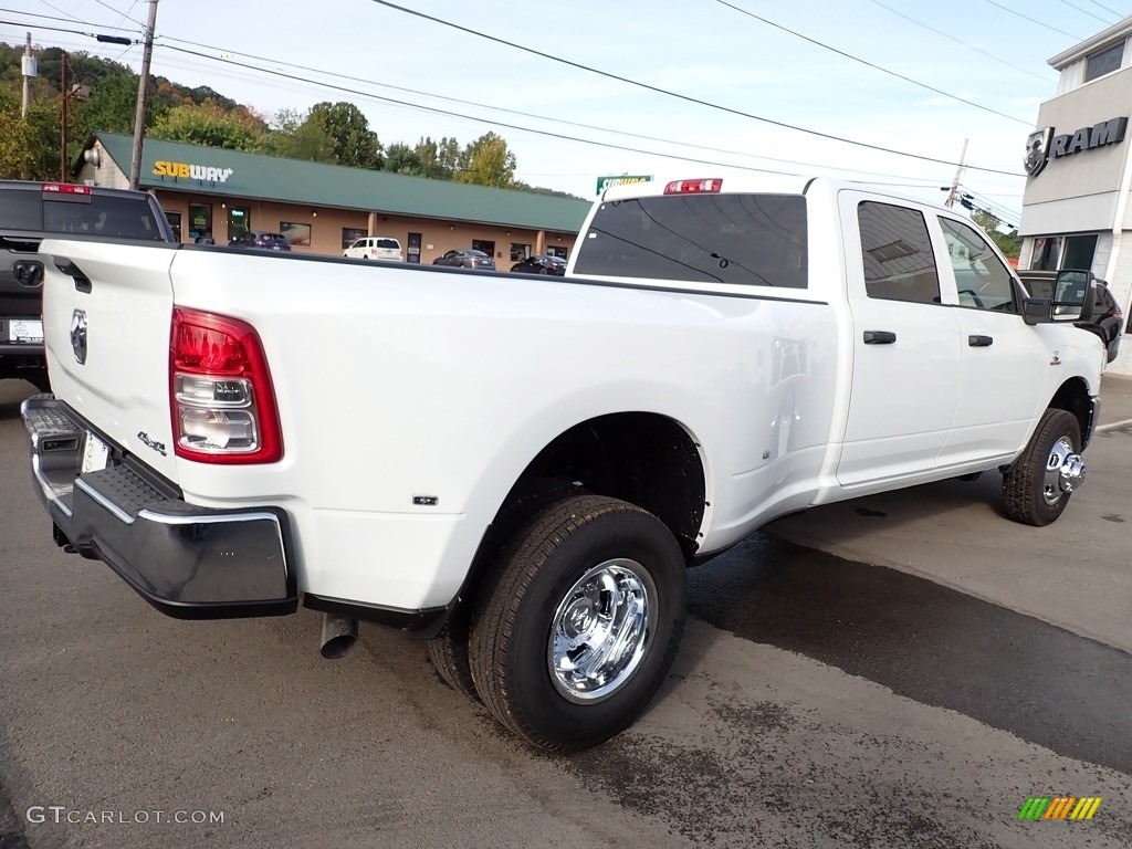 2024 3500 Tradesman Crew Cab 4x4 - Bright White / Diesel Gray/Black photo #7