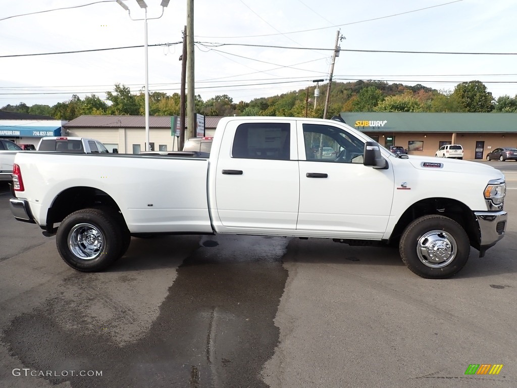 2024 3500 Tradesman Crew Cab 4x4 - Bright White / Diesel Gray/Black photo #8