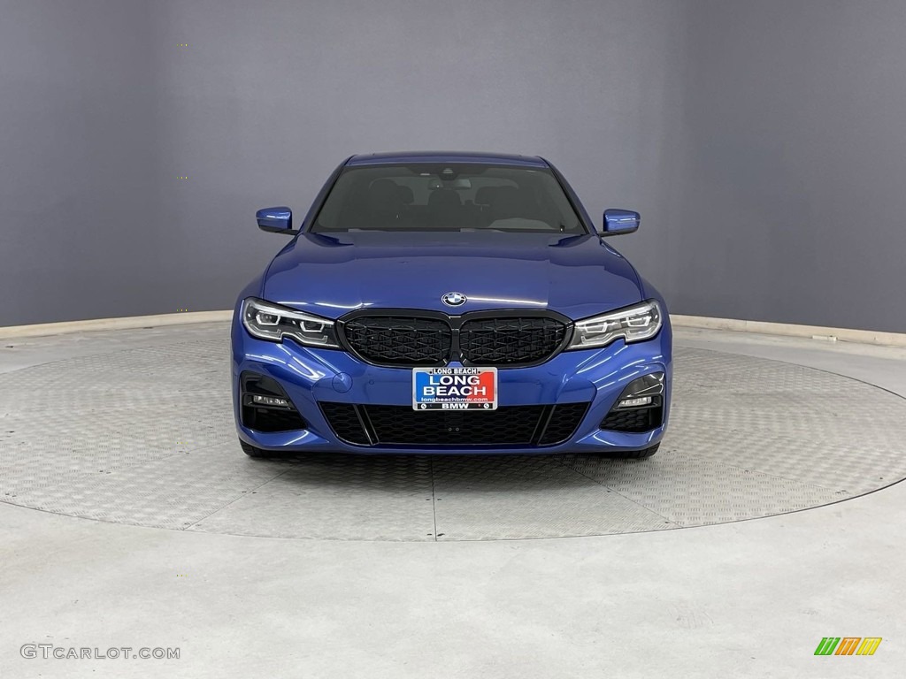 Portimao Blue Metallic 2021 BMW 3 Series 330i Sedan Exterior Photo #146636497
