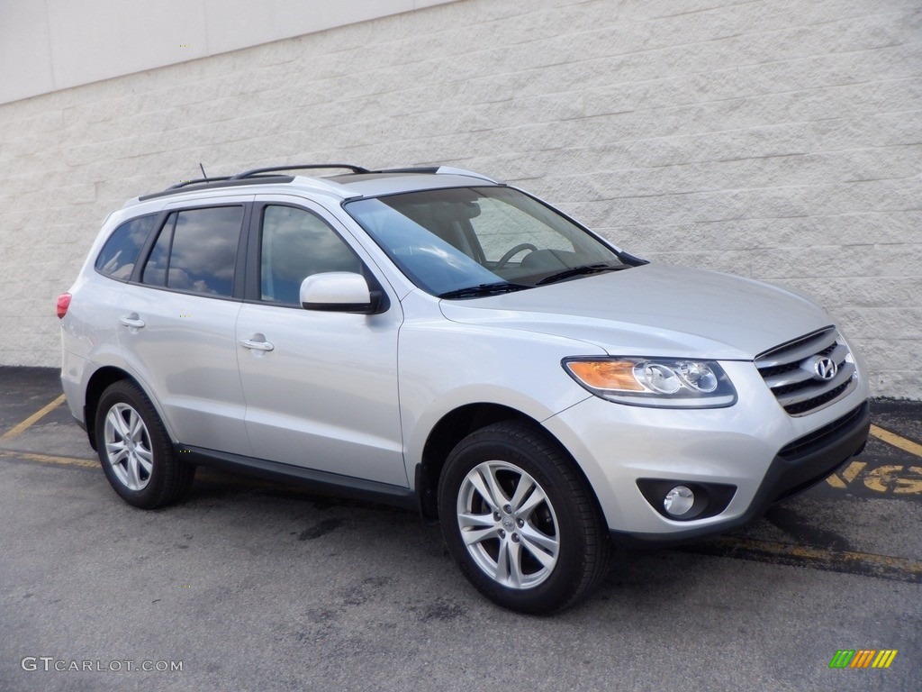 2012 Santa Fe Limited V6 AWD - Moonstone Silver / Cocoa Black photo #1