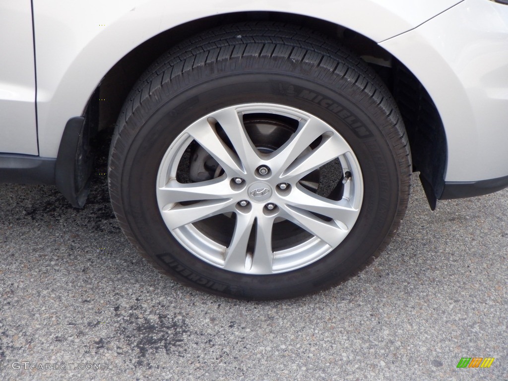 2012 Santa Fe Limited V6 AWD - Moonstone Silver / Cocoa Black photo #2