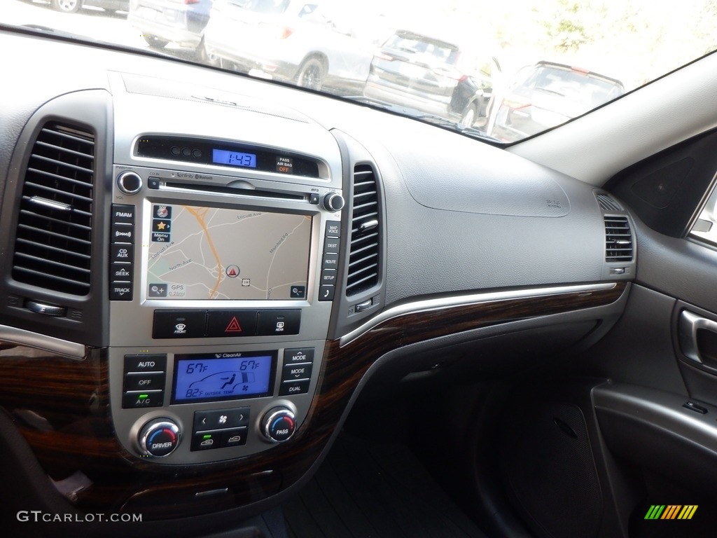 2012 Santa Fe Limited V6 AWD - Moonstone Silver / Cocoa Black photo #19