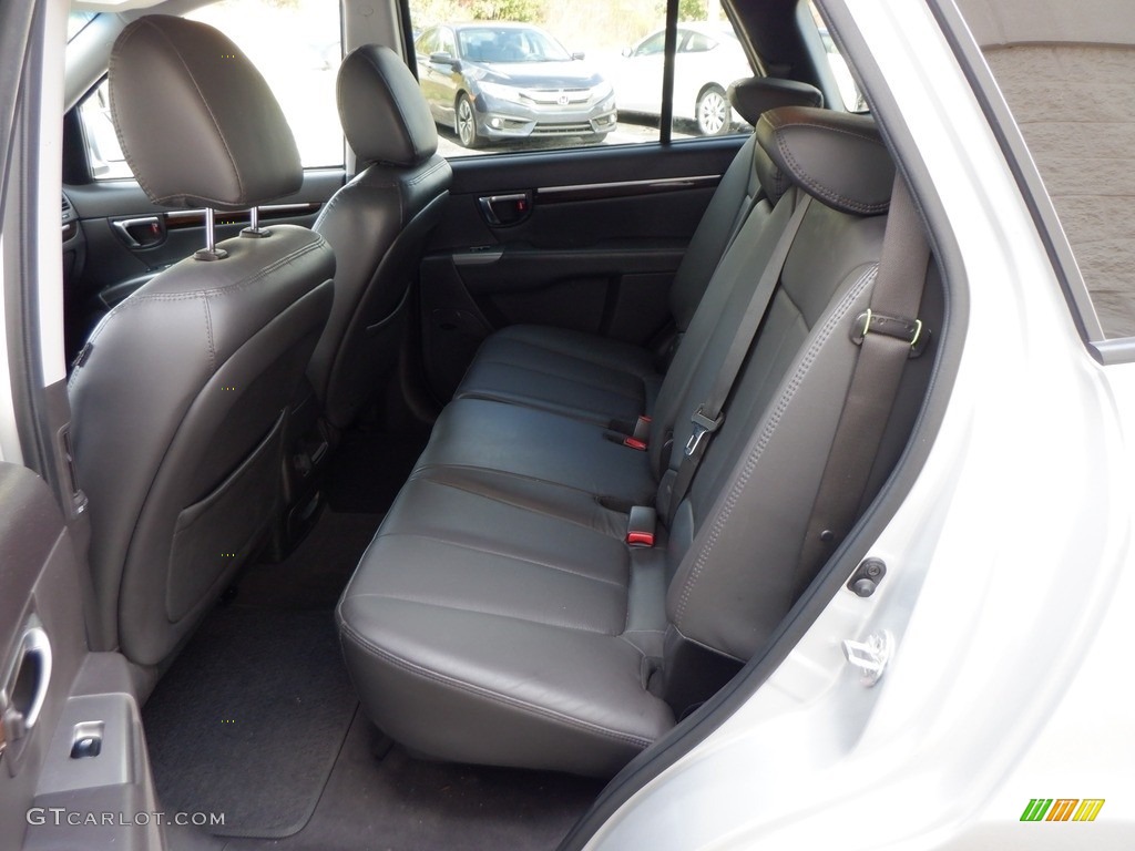 2012 Santa Fe Limited V6 AWD - Moonstone Silver / Cocoa Black photo #30