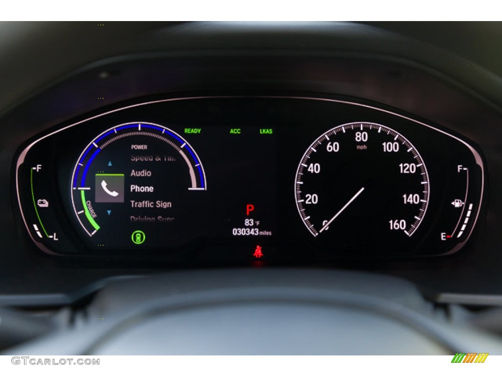 2020 Accord EX Hybrid Sedan - Lunar Silver Metallic / Black photo #28
