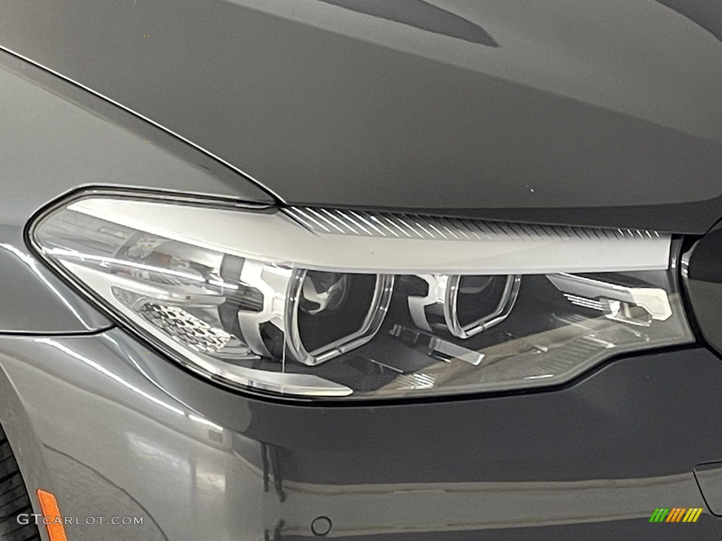 2020 5 Series 530i Sedan - Dark Graphite Metallic / Black photo #6