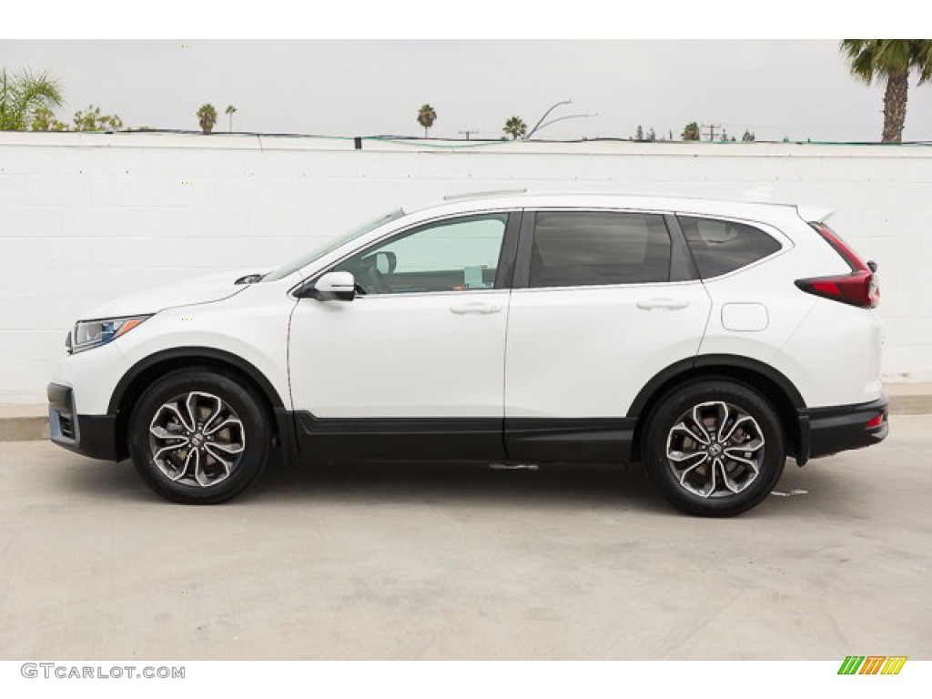 2020 CR-V EX - Platinum White Pearl / Black photo #8