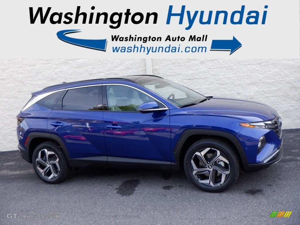 2024 Tucson Limited AWD - Intense Blue / Gray photo #2