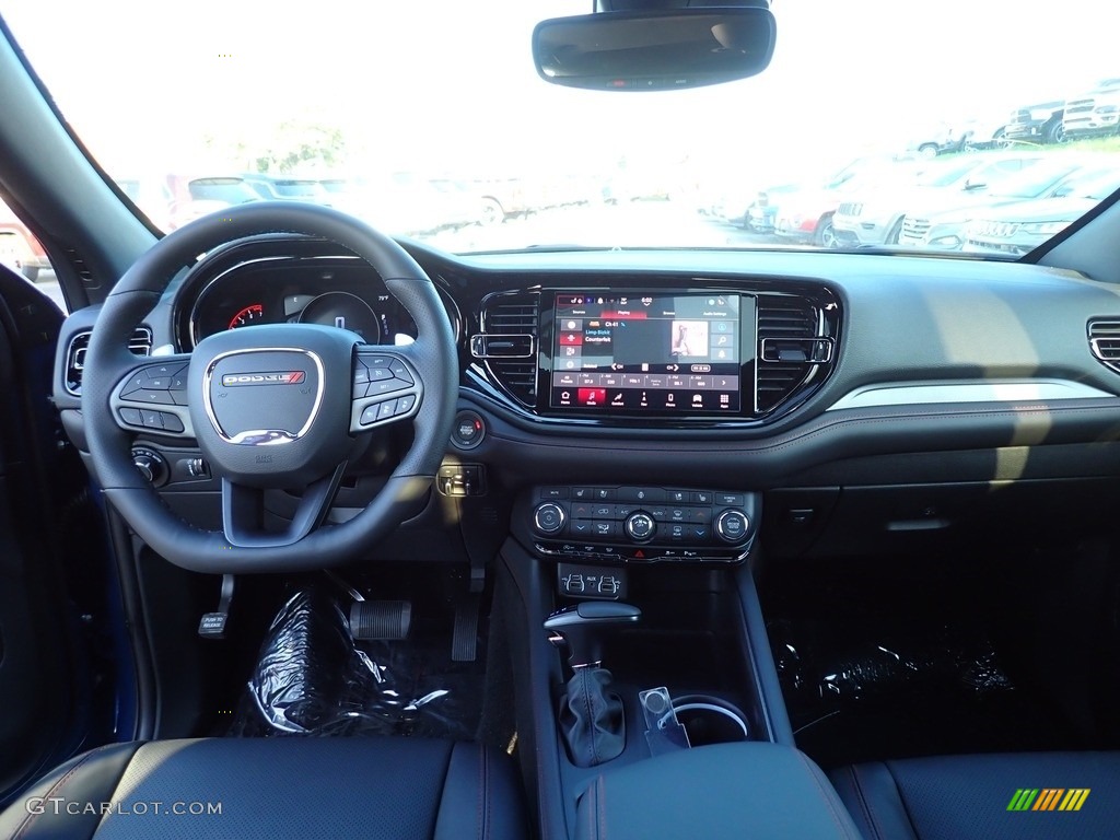 2023 Dodge Durango GT Blacktop AWD Black Dashboard Photo #146637922