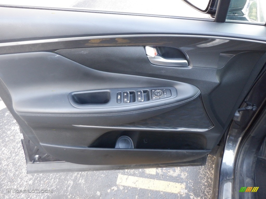 2021 Hyundai Santa Fe SEL AWD Black Door Panel Photo #146638255
