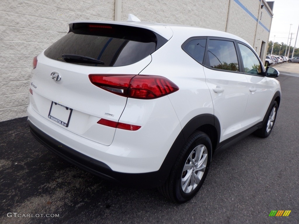2020 Tucson SE AWD - Cream White Pearl / Gray photo #8