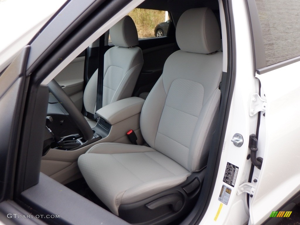 2020 Tucson SE AWD - Cream White Pearl / Gray photo #10