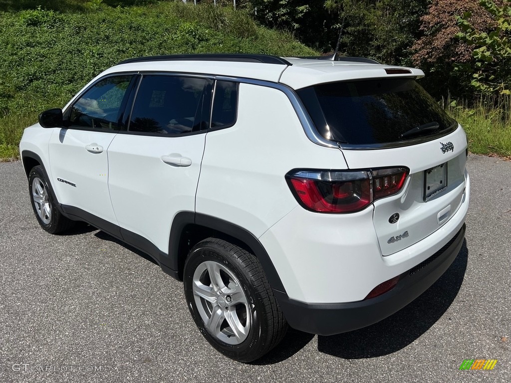 Bright White 2023 Jeep Compass Latitude 4x4 Exterior Photo #146639155
