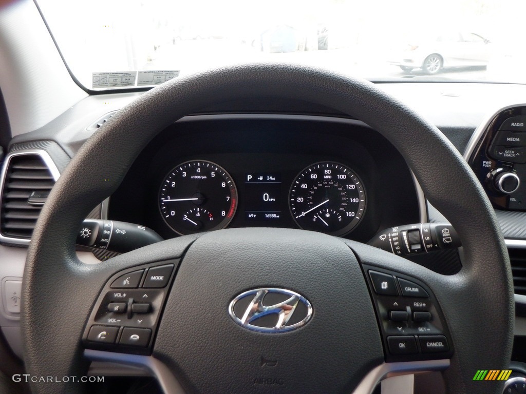 2020 Tucson SE AWD - Cream White Pearl / Gray photo #20