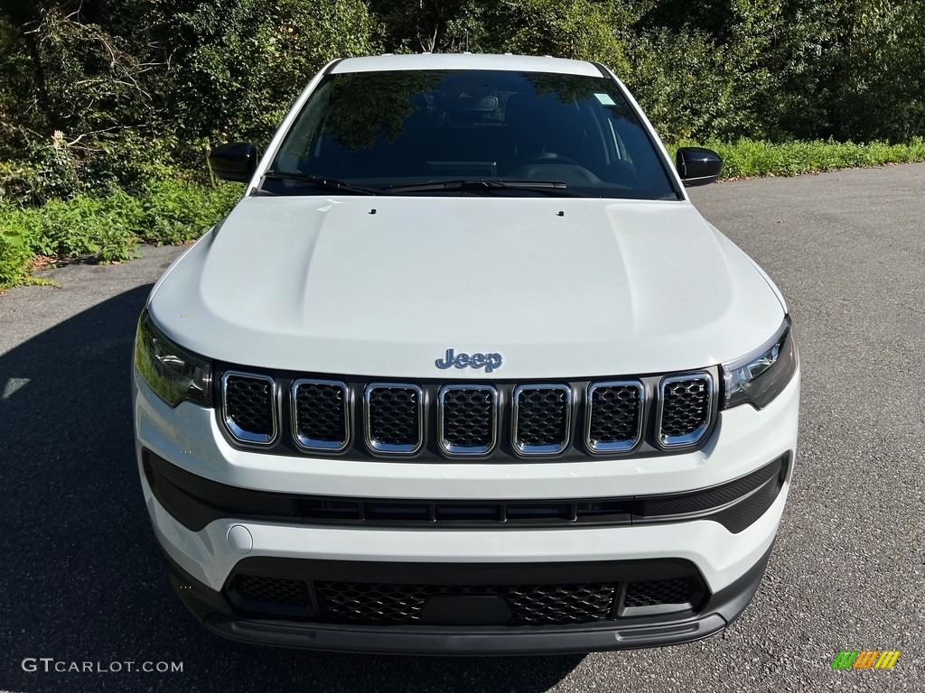 2023 Compass Sport 4x4 - Bright White / Black photo #3