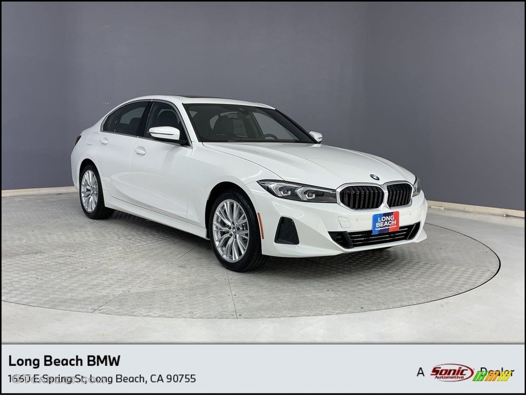 2024 3 Series 330i Sedan - Alpine White / Black photo #1