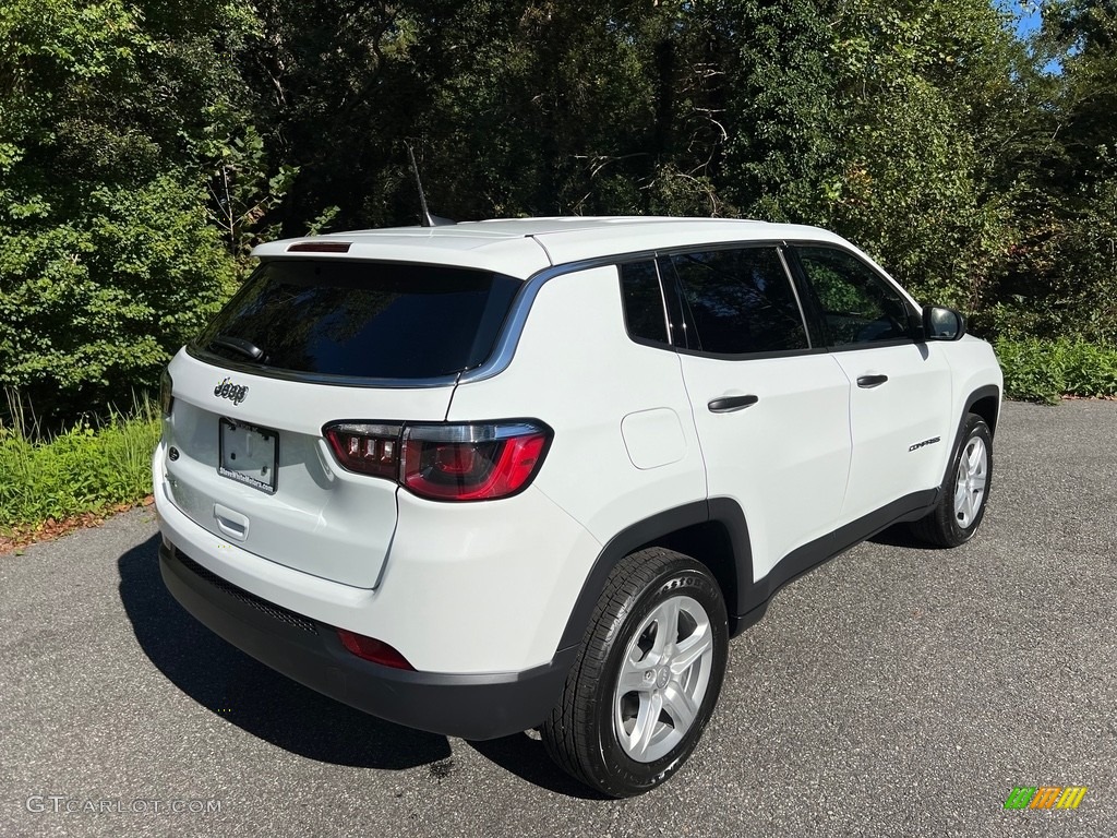 2023 Compass Sport 4x4 - Bright White / Black photo #6