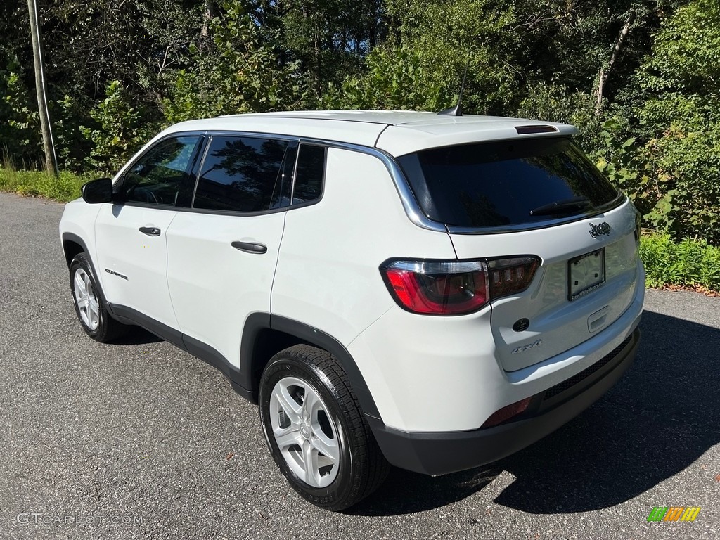 2023 Compass Sport 4x4 - Bright White / Black photo #8