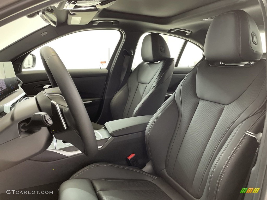Black Interior 2024 BMW 3 Series 330i Sedan Photo #146640085
