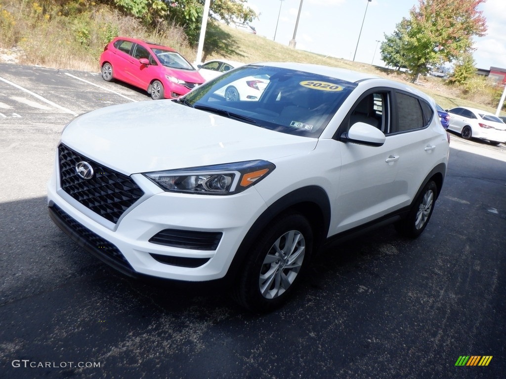 2020 Tucson SE AWD - Winter White / Gray photo #4