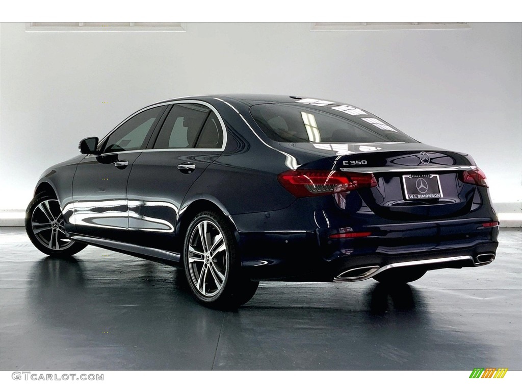 2021 E 350 Sedan - Lunar Blue Metallic / Macchiato Beige/Black photo #10