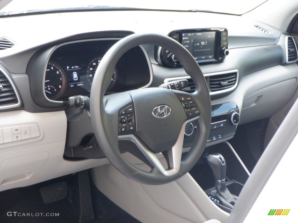 2020 Tucson SE AWD - Winter White / Gray photo #8