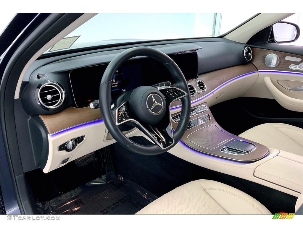 2021 Mercedes-Benz E 350 Sedan Macchiato Beige/Black Dashboard Photo #146640331