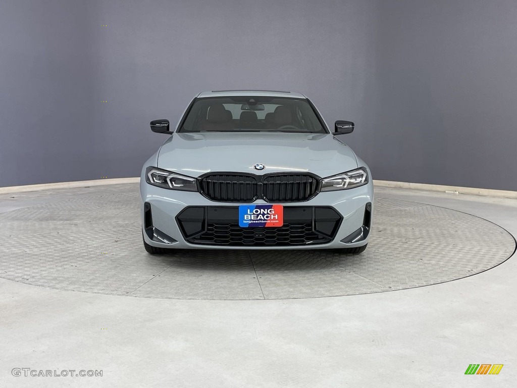 2024 3 Series 330i xDrive Sedan - Brooklyn Gray Metallic / Tacora Red photo #2