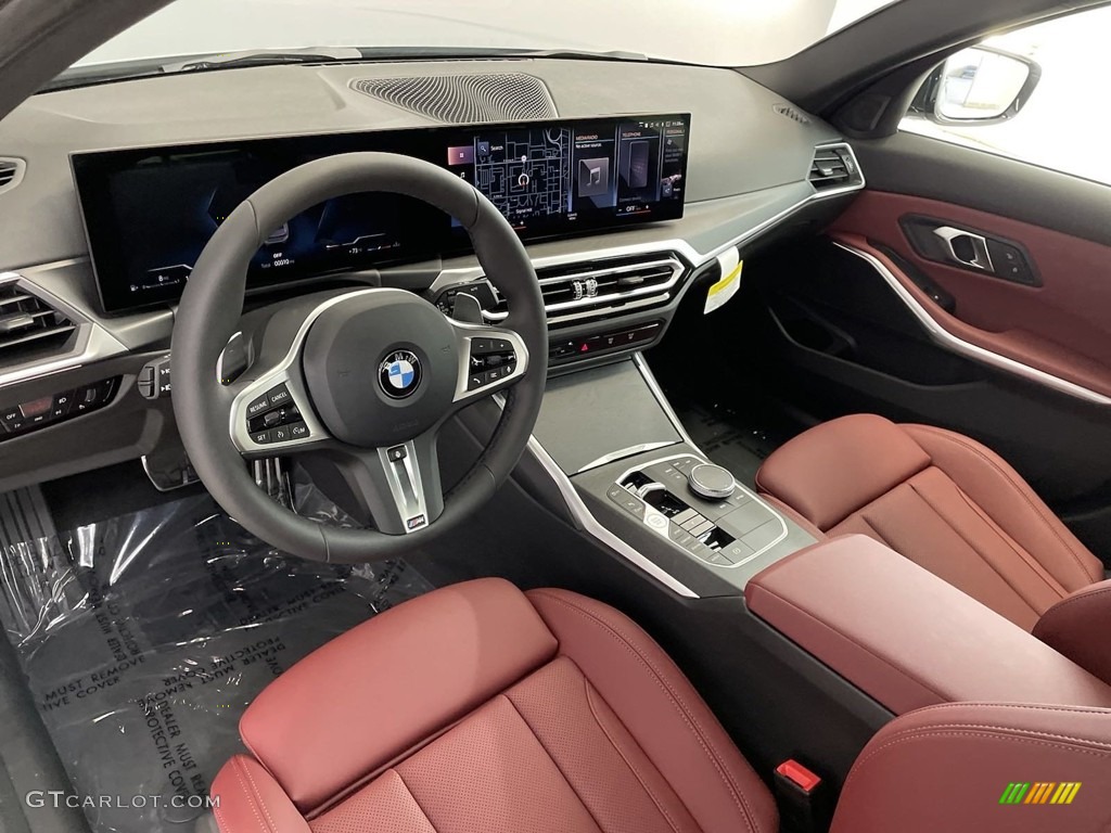 Tacora Red Interior 2024 BMW 3 Series 330i xDrive Sedan Photo #146640616