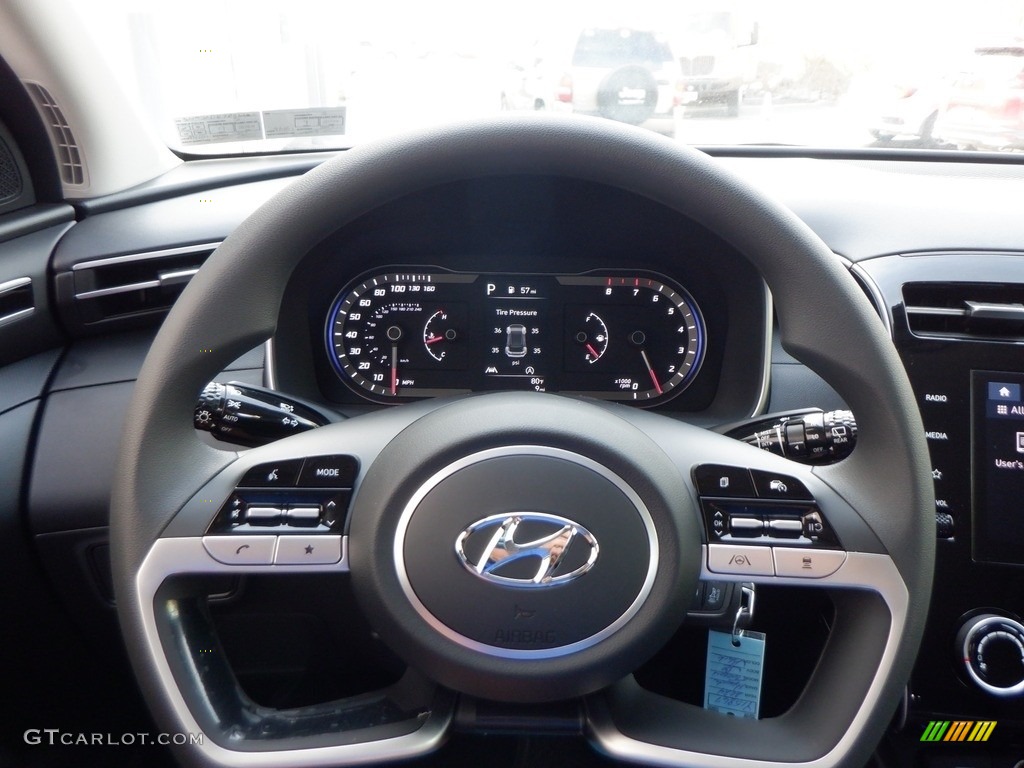2024 Hyundai Tucson SE AWD Black Steering Wheel Photo #146640880