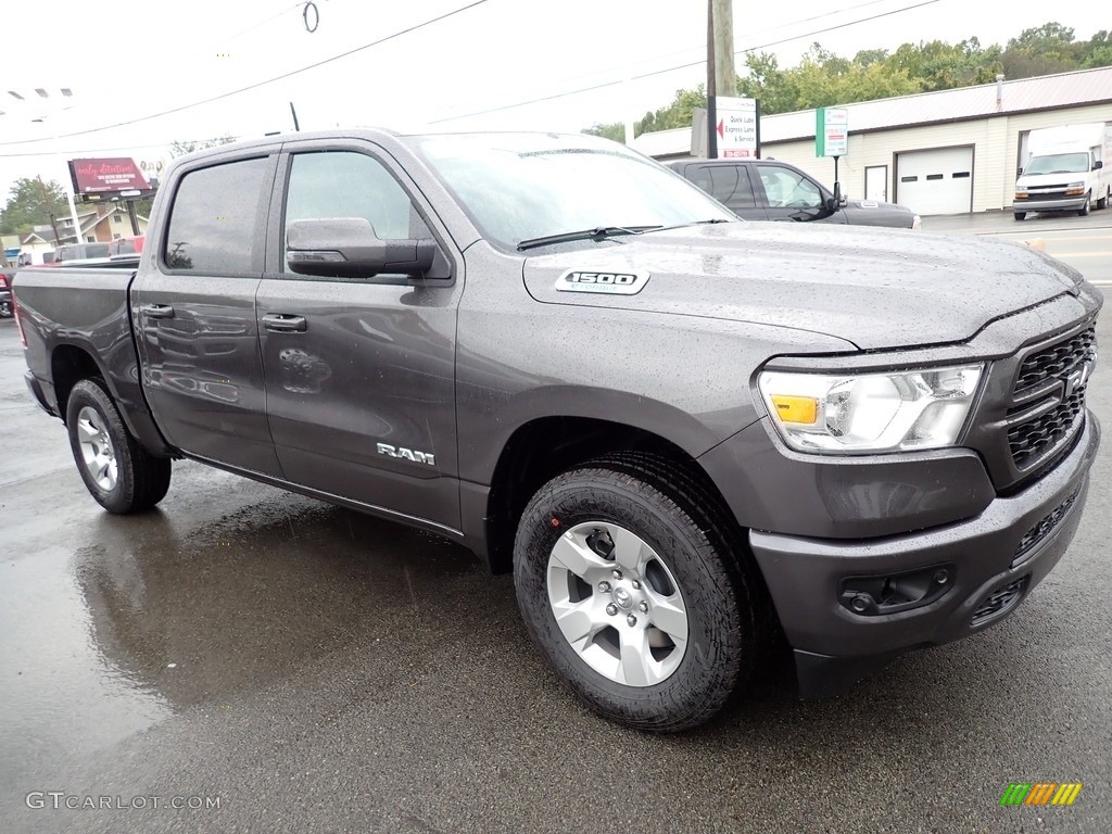 Granite Crystal Metallic 2024 Ram 1500 Big Horn Crew Cab 4x4 Exterior Photo #146641027