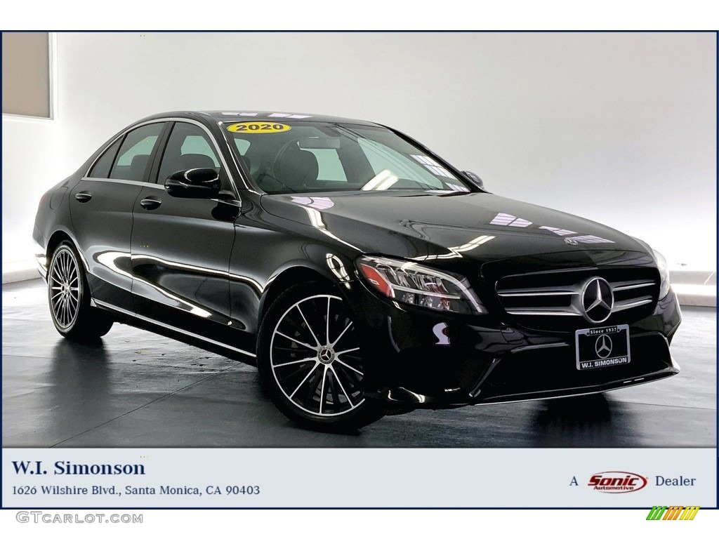 2020 C 300 Sedan - Black / Black photo #1