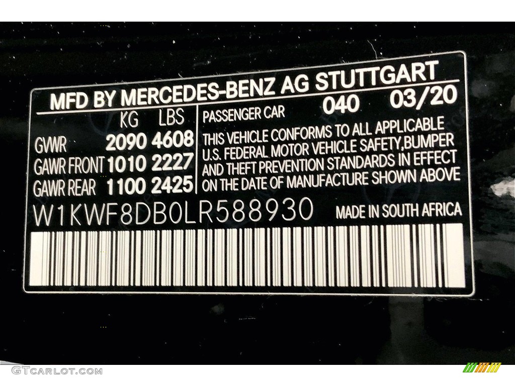 2020 C 300 Sedan - Black / Black photo #33