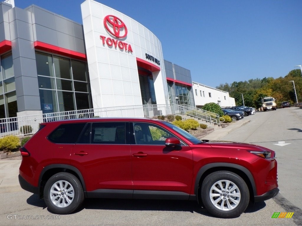 2024 Grand Highlander XLE AWD - Ruby Flare Pearl / Black photo #2
