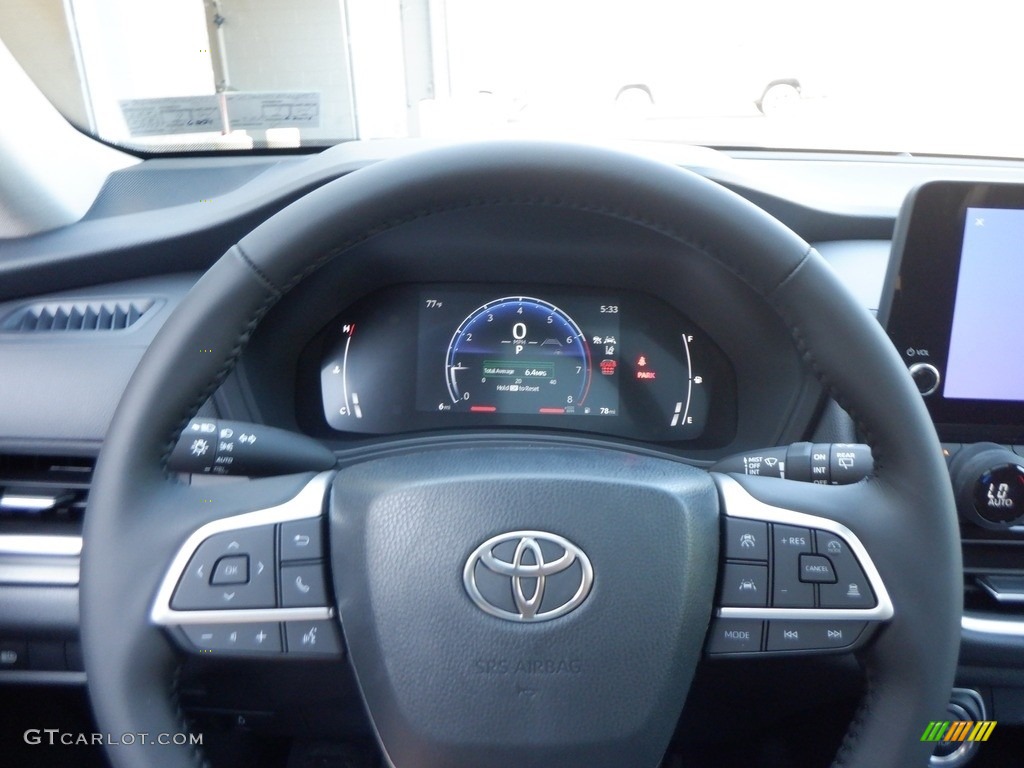 2024 Toyota Grand Highlander XLE AWD Black Steering Wheel Photo #146642761