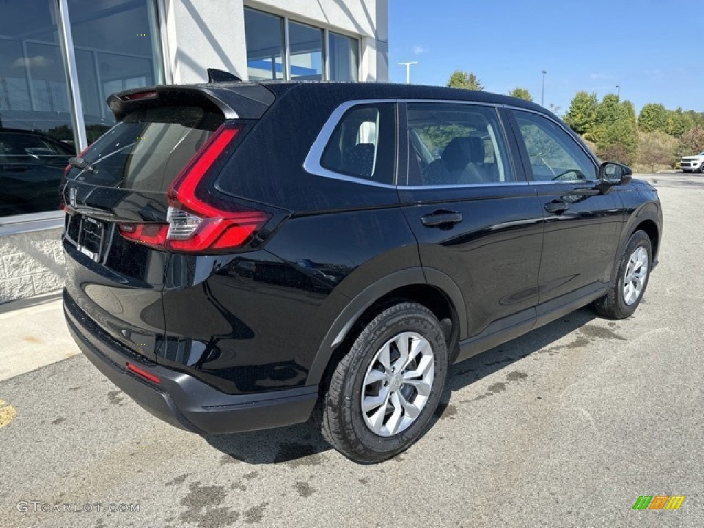 Crystal Black Pearl 2024 Honda CR-V LX AWD Exterior Photo #146642995