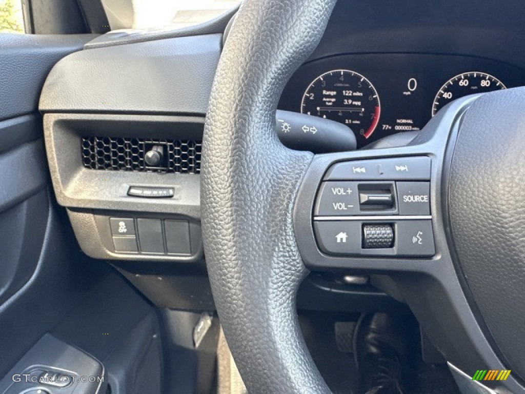 2024 Honda CR-V LX AWD Black Steering Wheel Photo #146643022