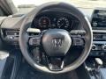 Black 2024 Honda Civic Sport Hatchback Steering Wheel
