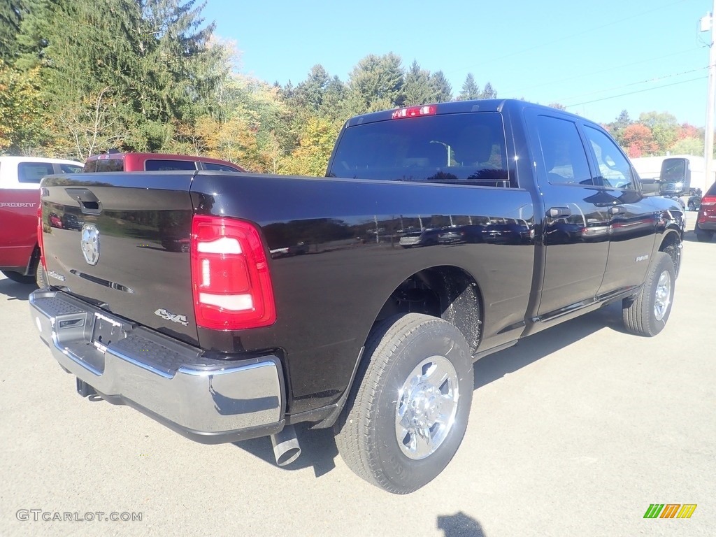 2024 3500 Big Horn Crew Cab 4x4 - Diamond Black Crystal Pearl / Diesel Gray/Black photo #4