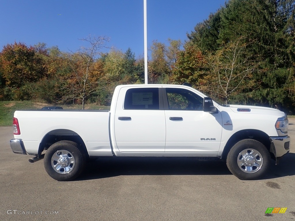 2024 3500 Big Horn Crew Cab 4x4 - Bright White / Diesel Gray/Black photo #6