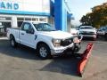 Oxford White - F150 XL Regular Cab 4x4 Plow Truck Photo No. 4