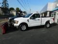 2021 Oxford White Ford F150 XL Regular Cab 4x4 Plow Truck  photo #12