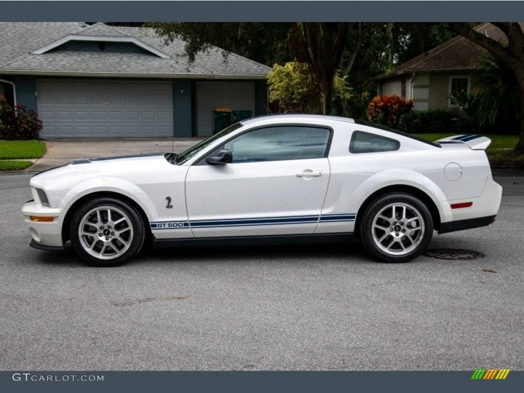 Performance White Ford Mustang