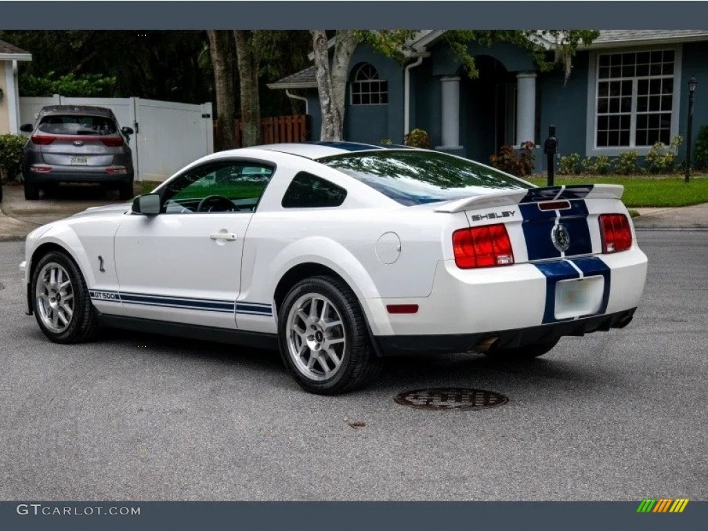 2007 Mustang Shelby GT500 Coupe - Performance White / Black Leather photo #2