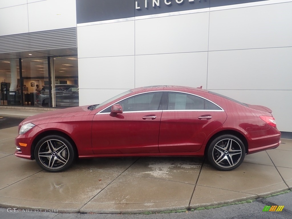Storm Red Metallic 2013 Mercedes-Benz CLS 550 4Matic Coupe Exterior Photo #146644658