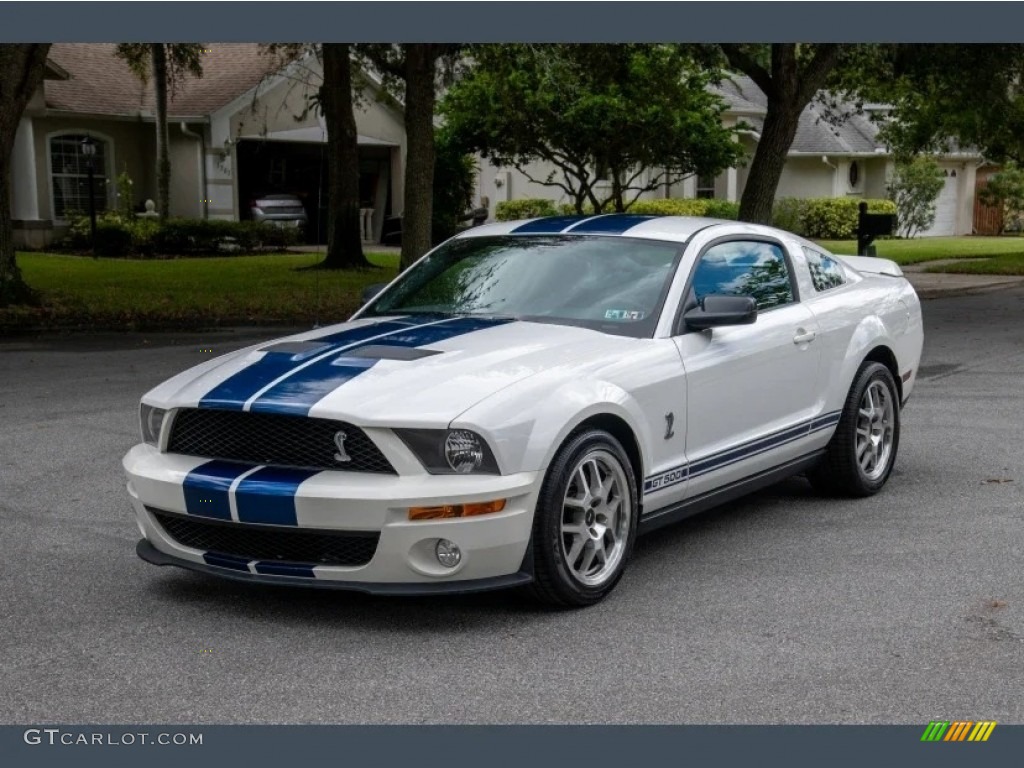 2007 Mustang Shelby GT500 Coupe - Performance White / Black Leather photo #3