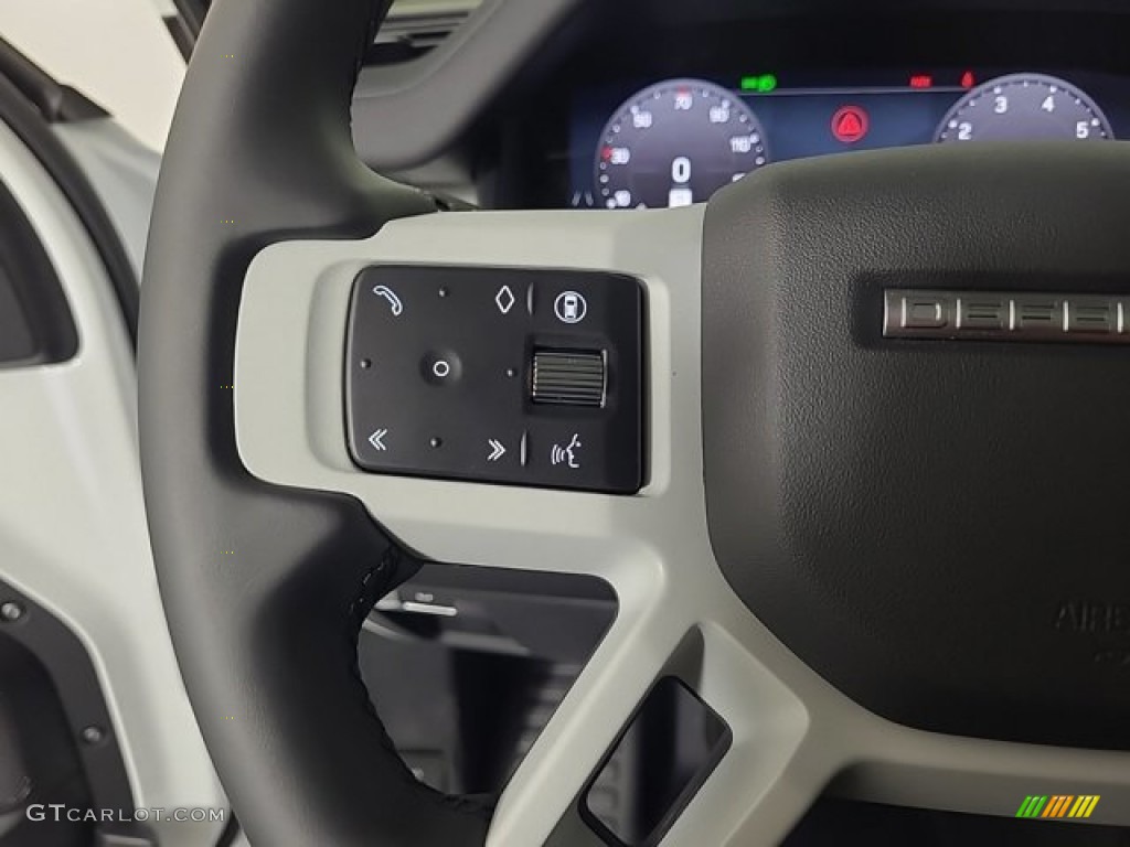 2024 Land Rover Defender 110 S Ebony Steering Wheel Photo #146644972