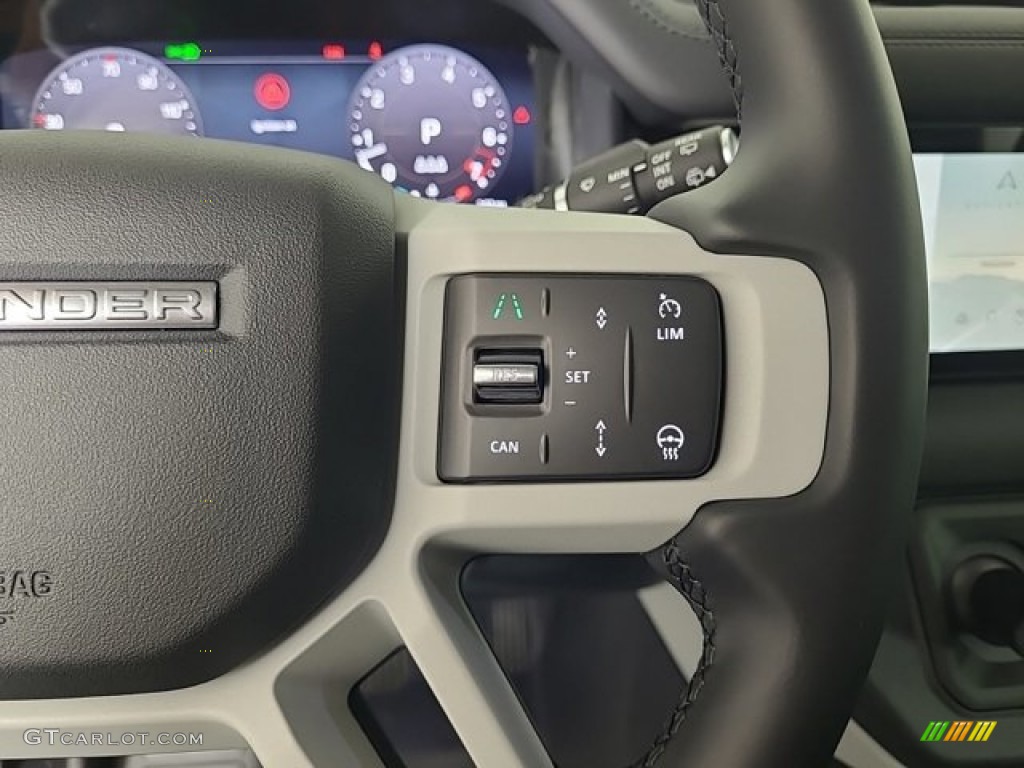 2024 Land Rover Defender 110 S Ebony Steering Wheel Photo #146644997