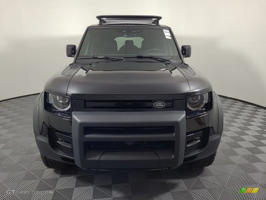 Santorini Black Metallic 2023 Land Rover Defender 130 SE Exterior Photo #146645408