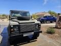 Army Green 1996 Land Rover Defender 90 Soft Top Exterior