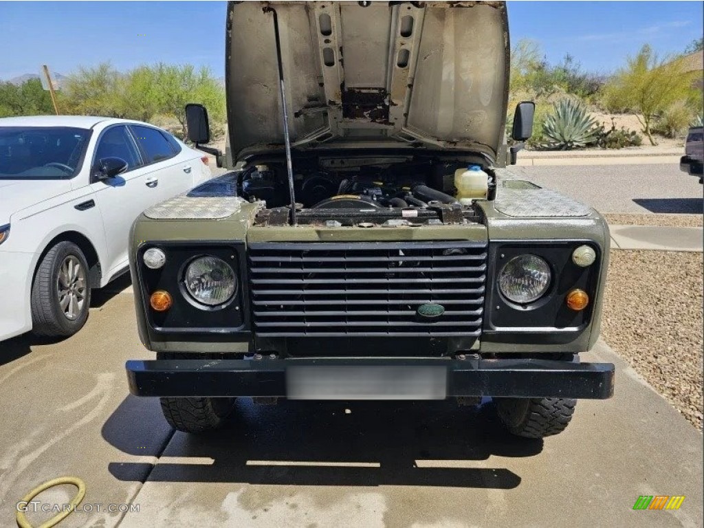 Army Green 1996 Land Rover Defender 90 Soft Top Exterior Photo #146645440